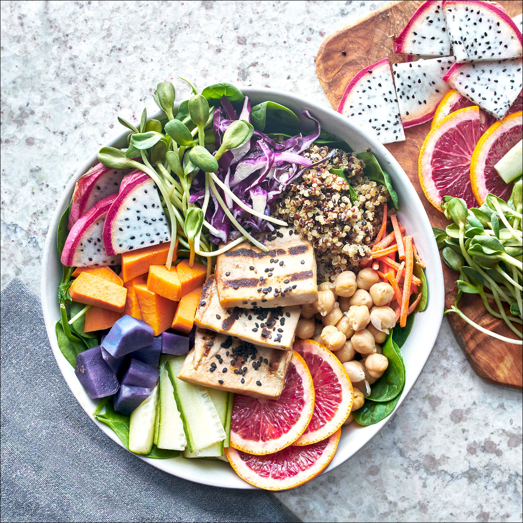 Canvas-Art, Vegetable Bowl III