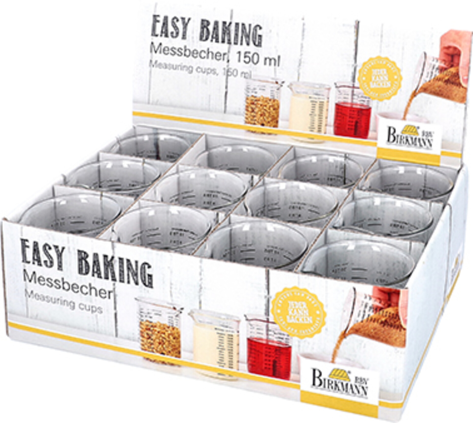 Messbecher Display, Easy Baking Tools