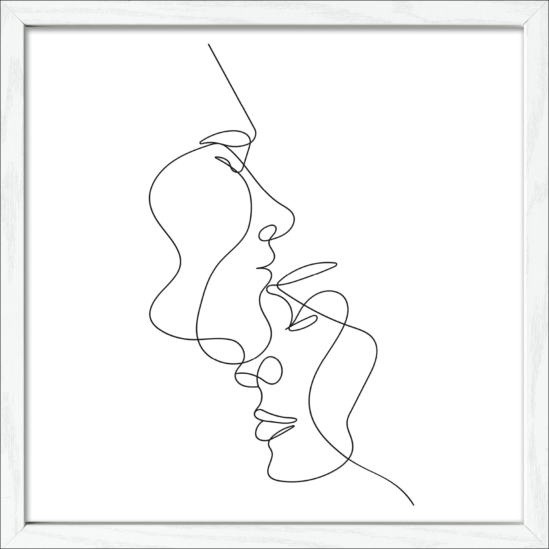 Framed-Art, Line-Art-Faces IV