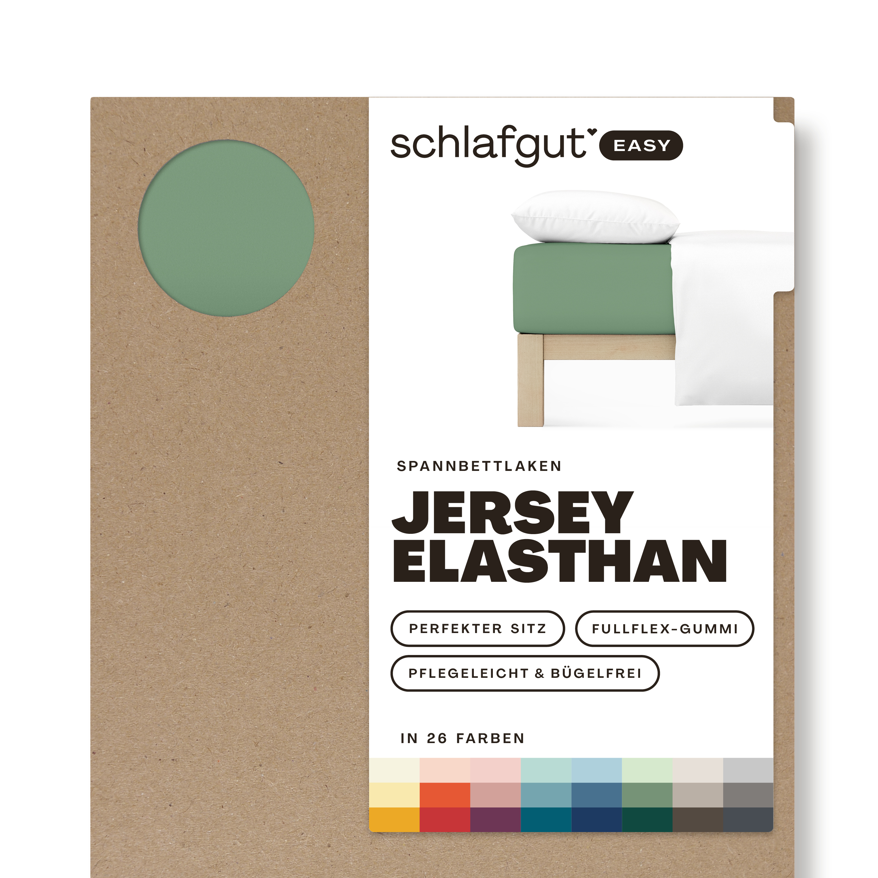 EASY Jersey Elasthan Spannbettlaken