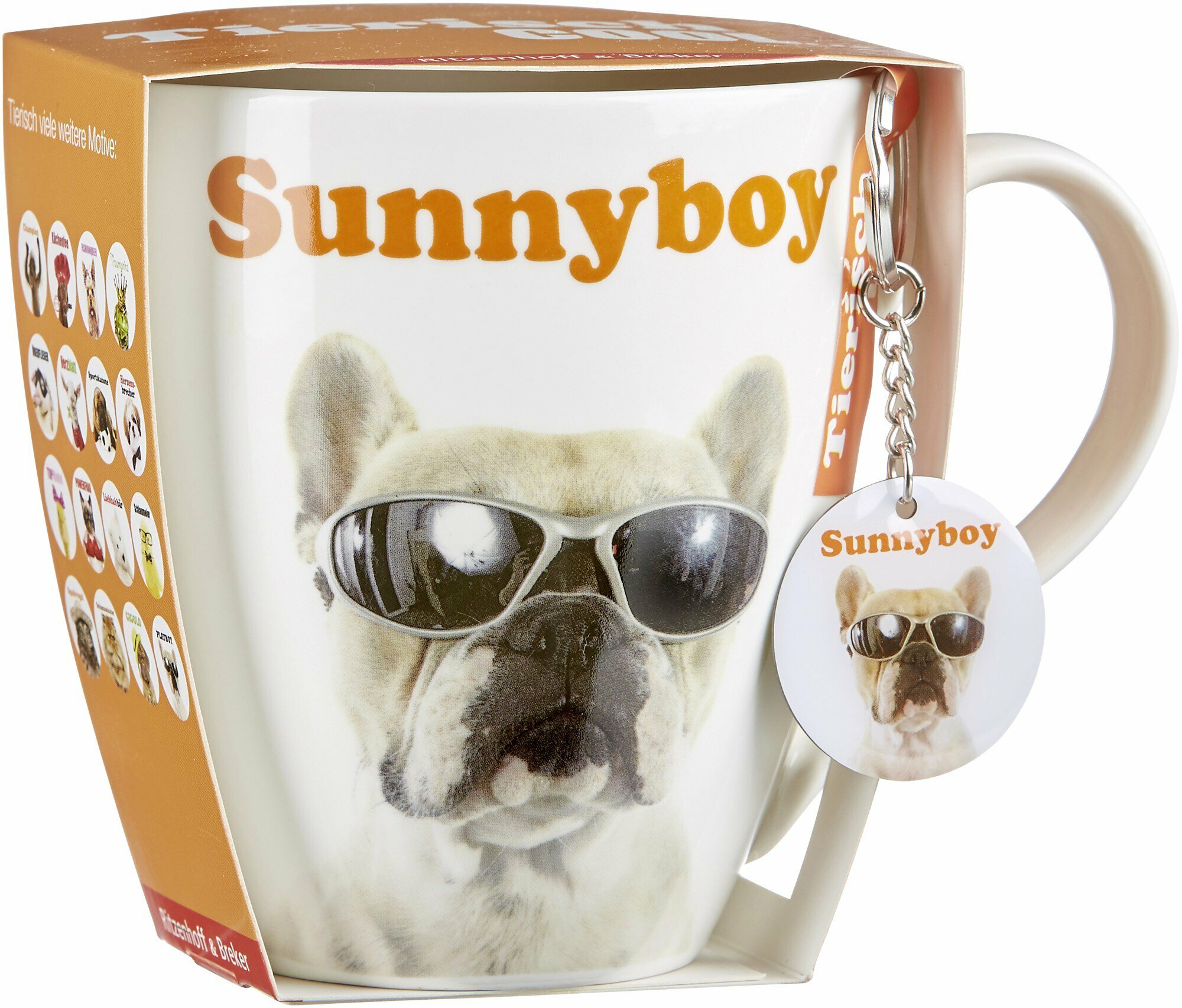 Jumbotasse, Sonnenbrille