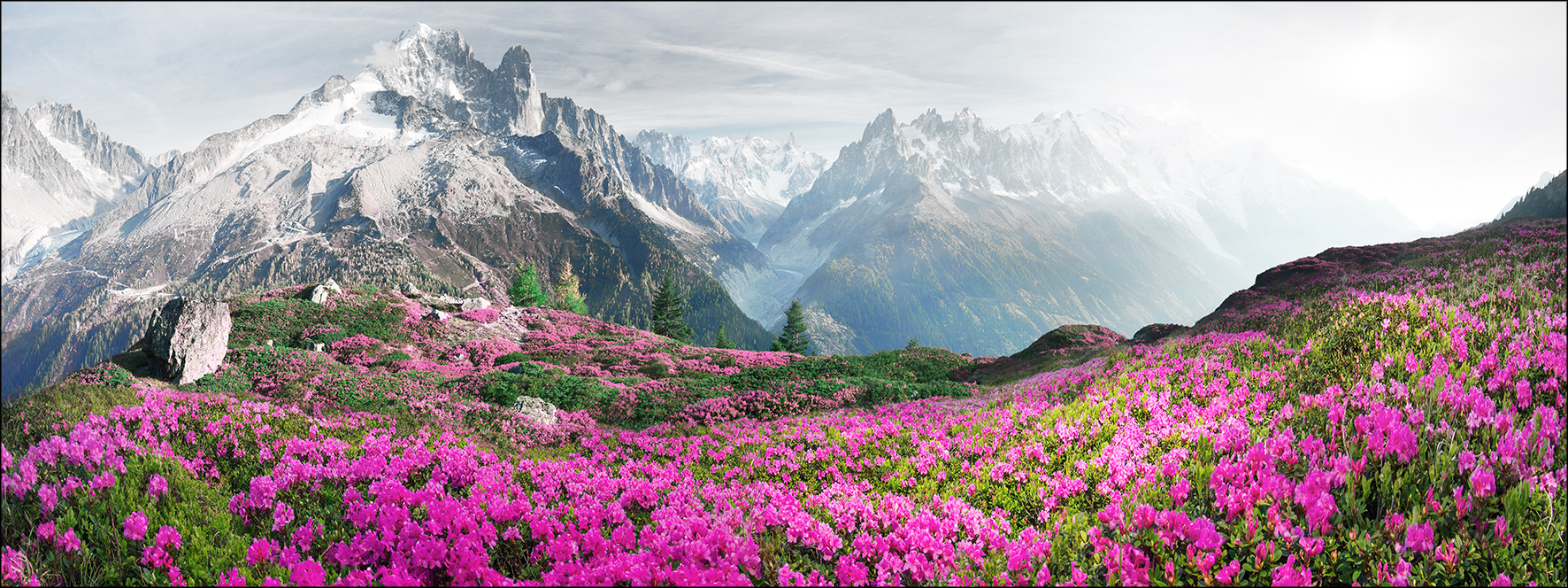 Canvas-Art, Mountain In Landscape II