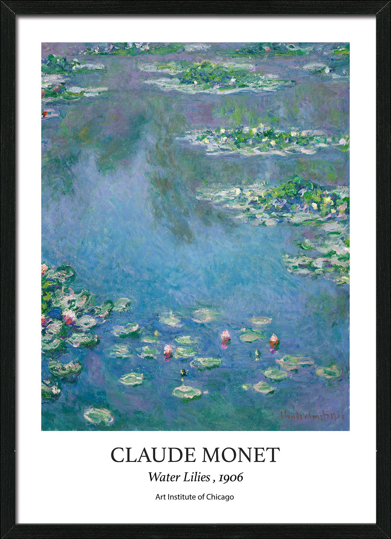 Framed-Art, Monet Waterlilies