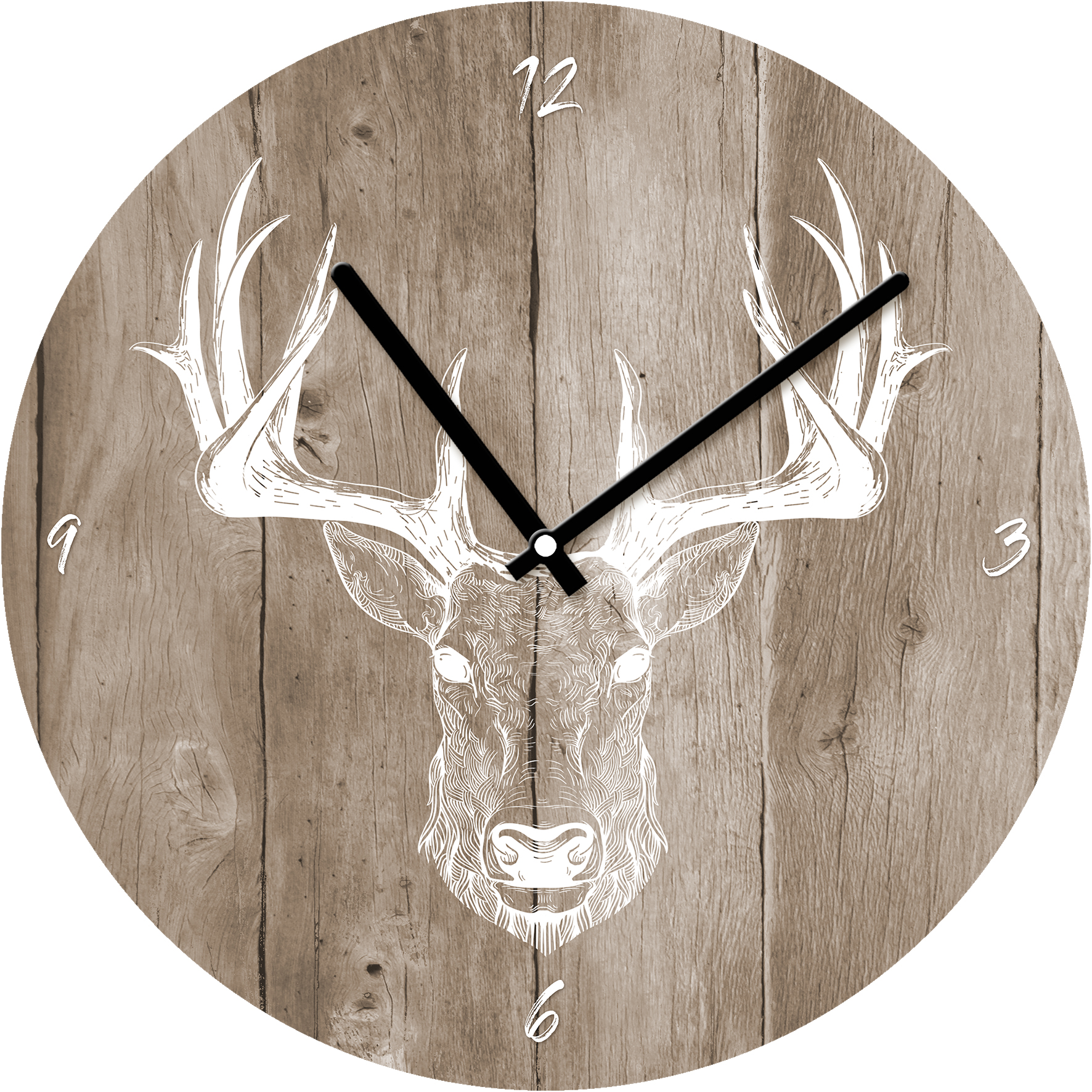 Time-Art, Deer On Wood