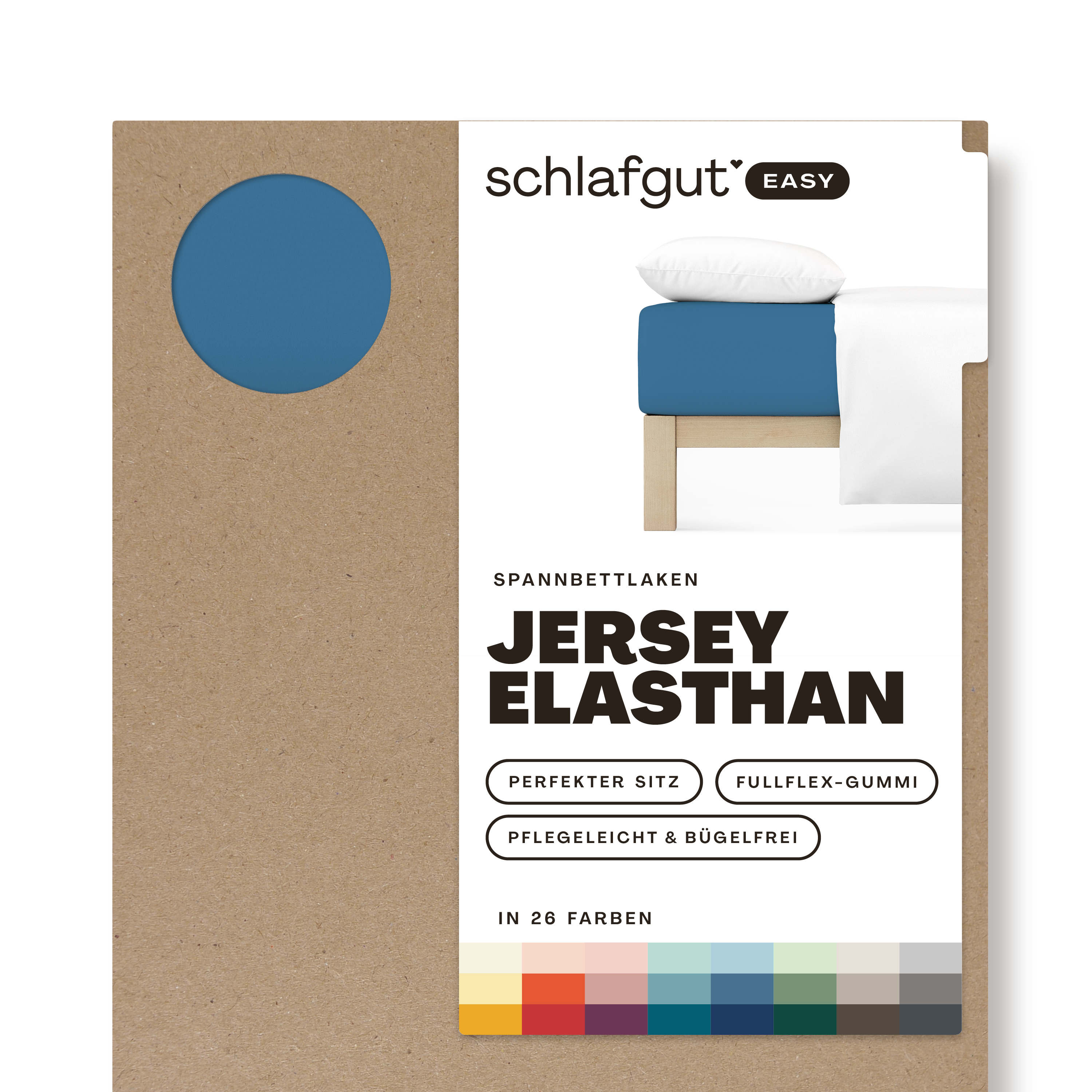 EASY Jersey Elasthan Spannbettlaken