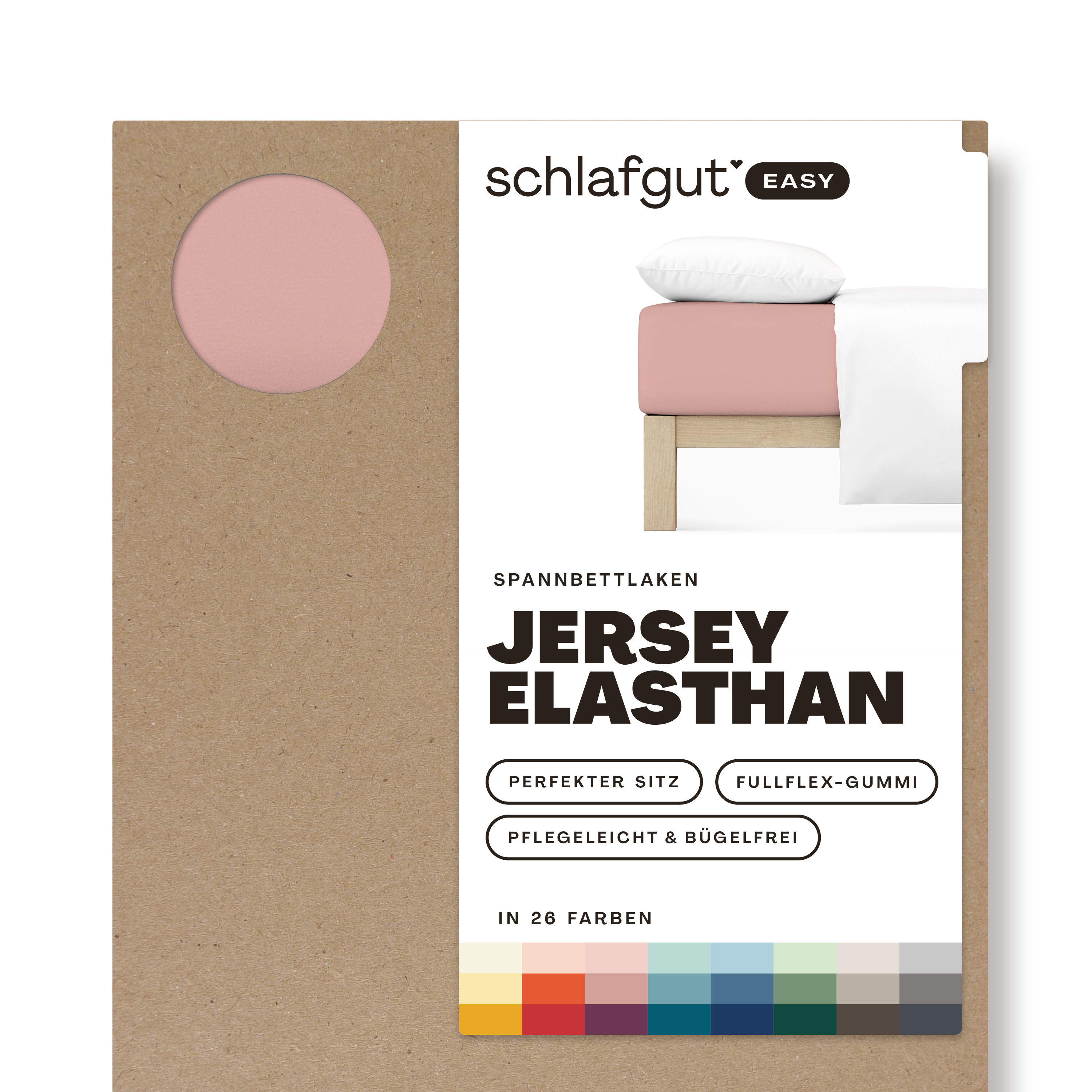 EASY Jersey Elasthan Spannbettlaken