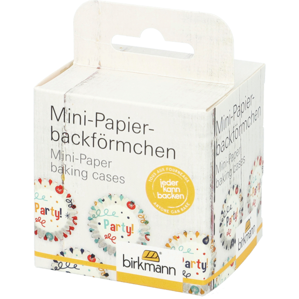 Mini-Papierbackförmchen