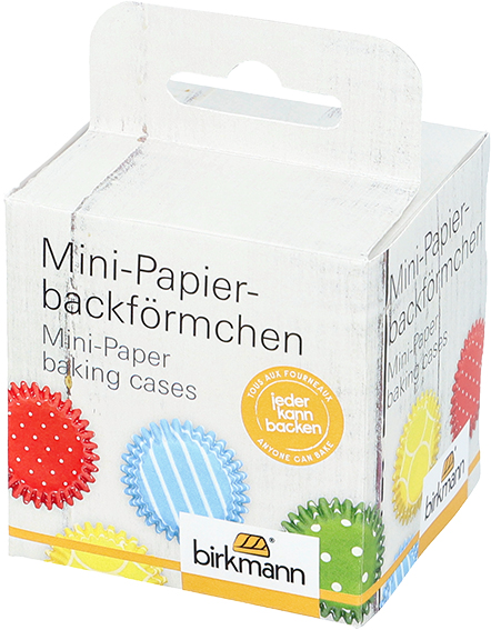 Mini-Papierbackförmchen