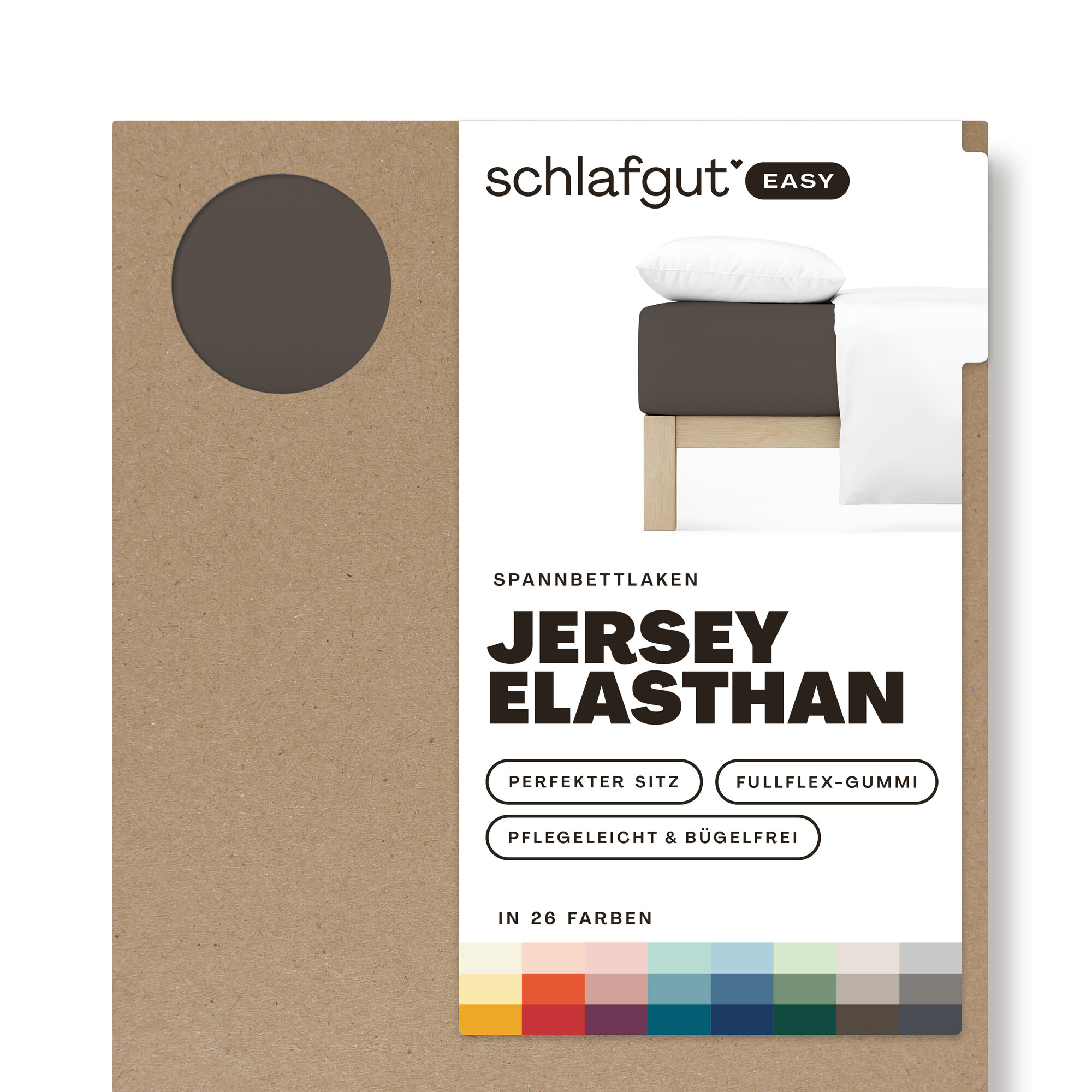 EASY Jersey Elasthan Spannbettlaken