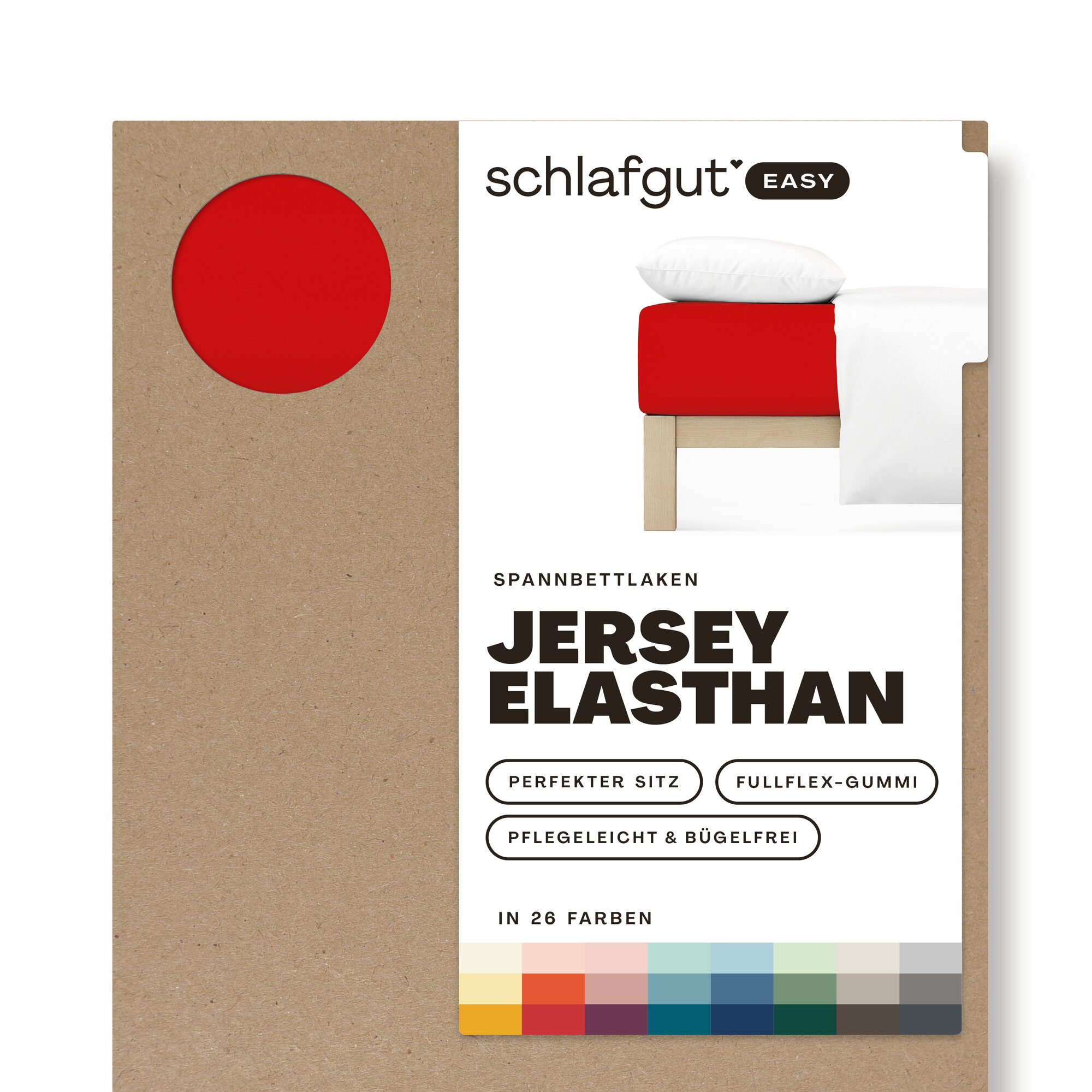 EASY Jersey Elasthan Spannbettlaken