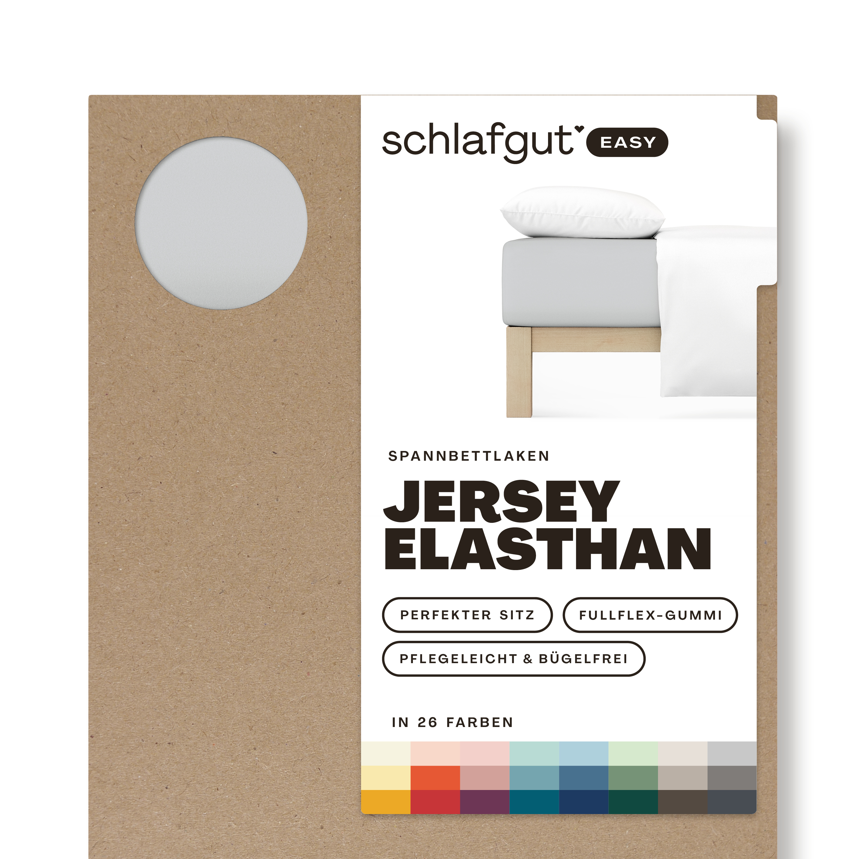 EASY Jersey Elasthan Spannbettlaken