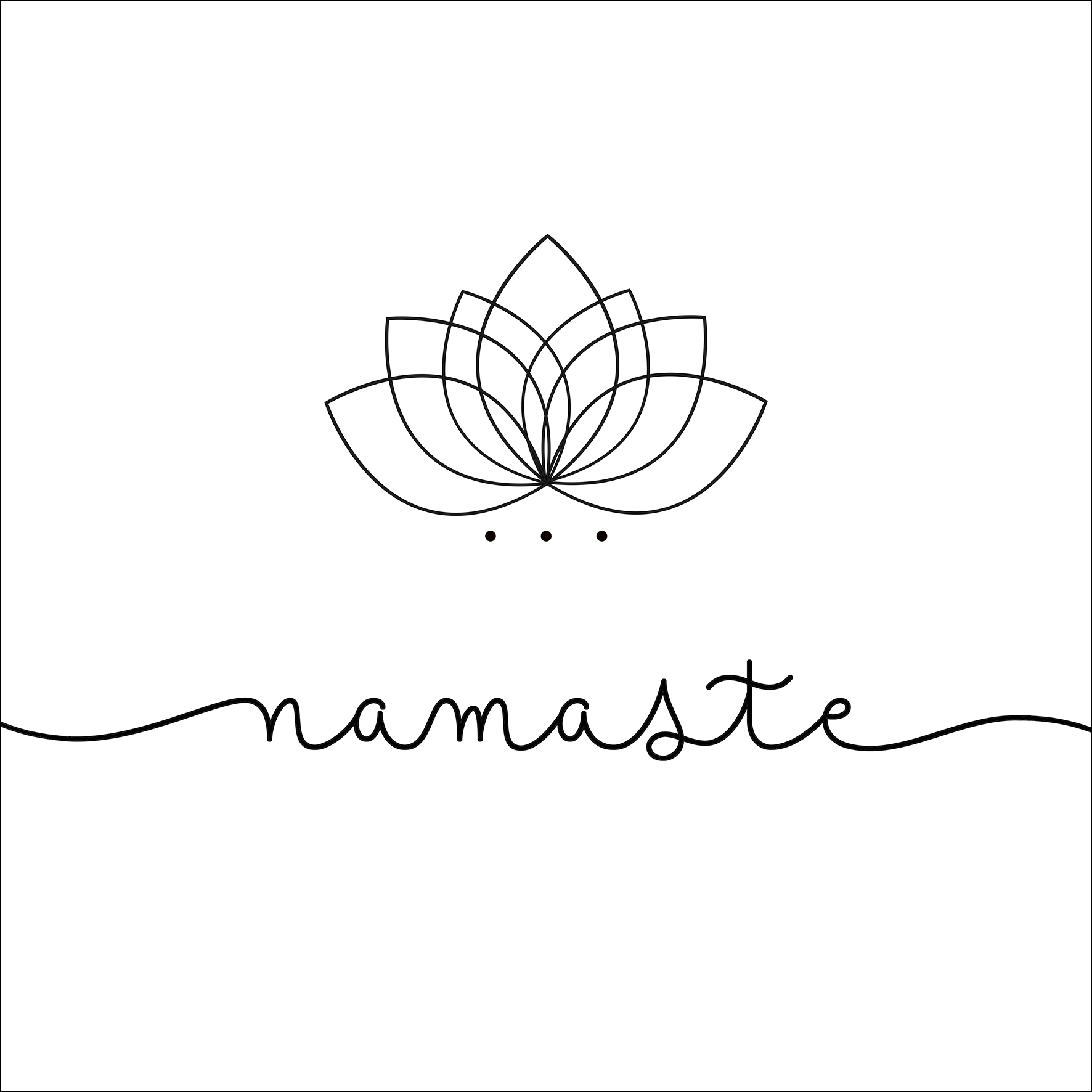 Canvas-Art, Namaste