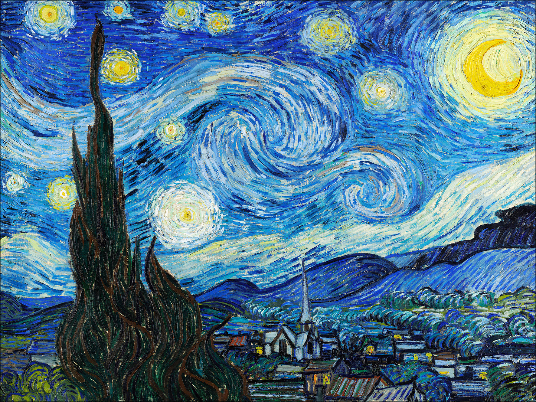 Canvas-Art, Van Gogh The Stary Night