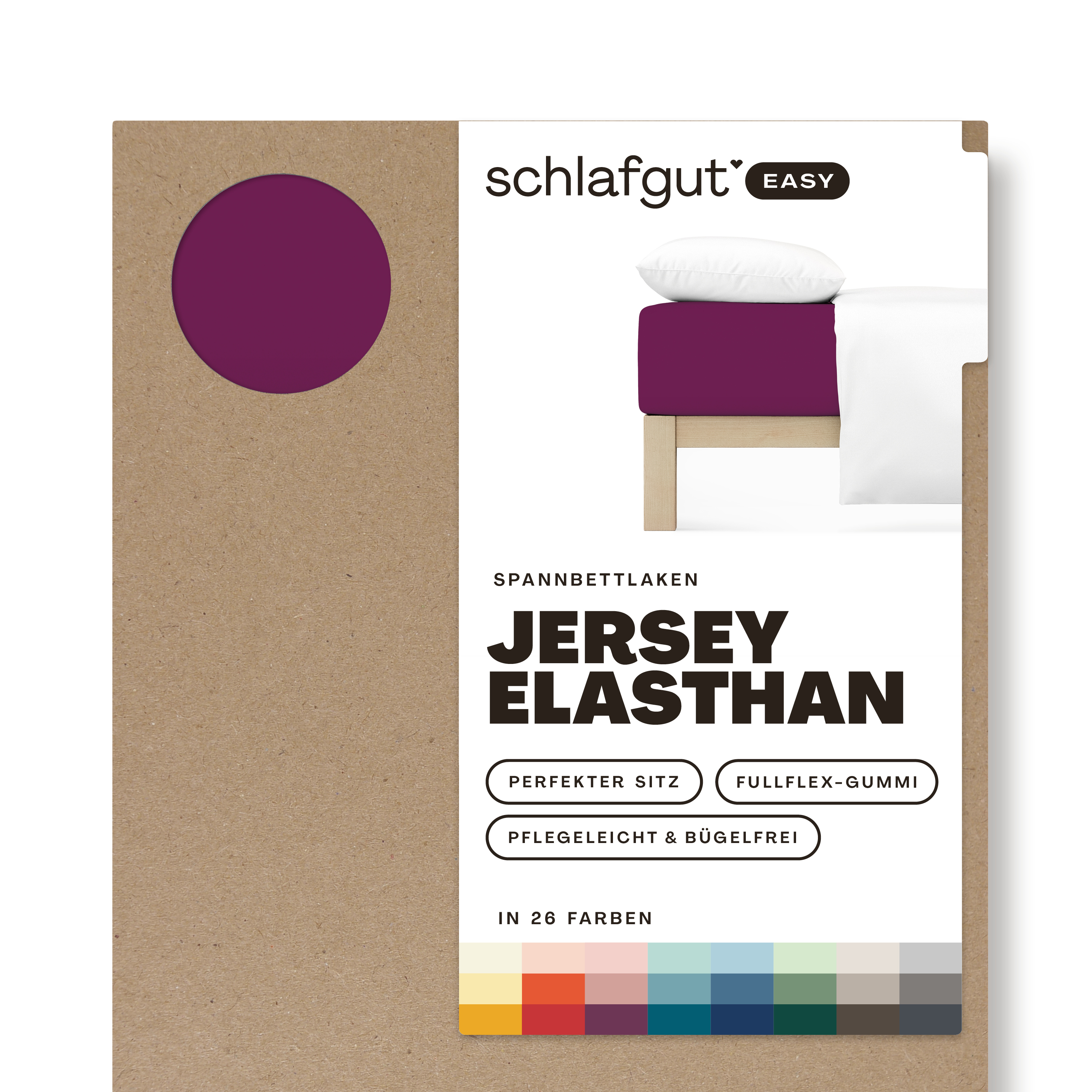 EASY Jersey Elasthan Spannbettlaken