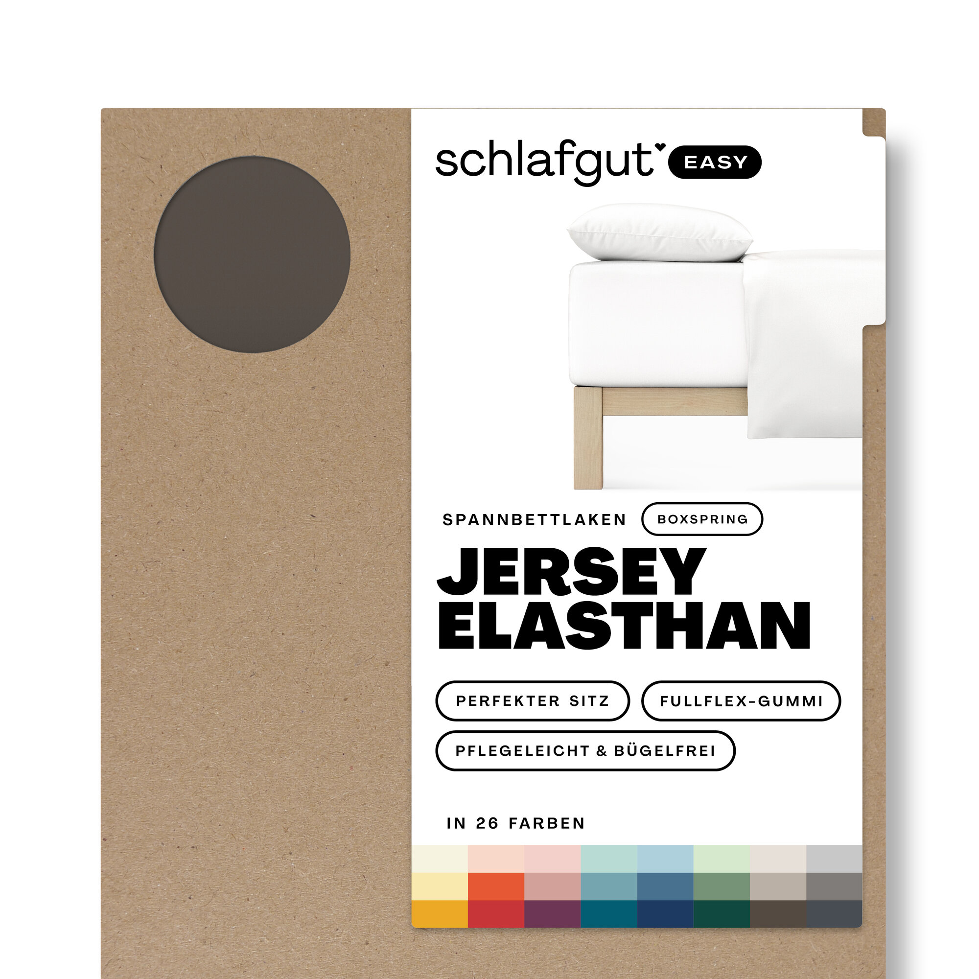 EASY Jersey Elasthan Boxspring Spannbettlaken