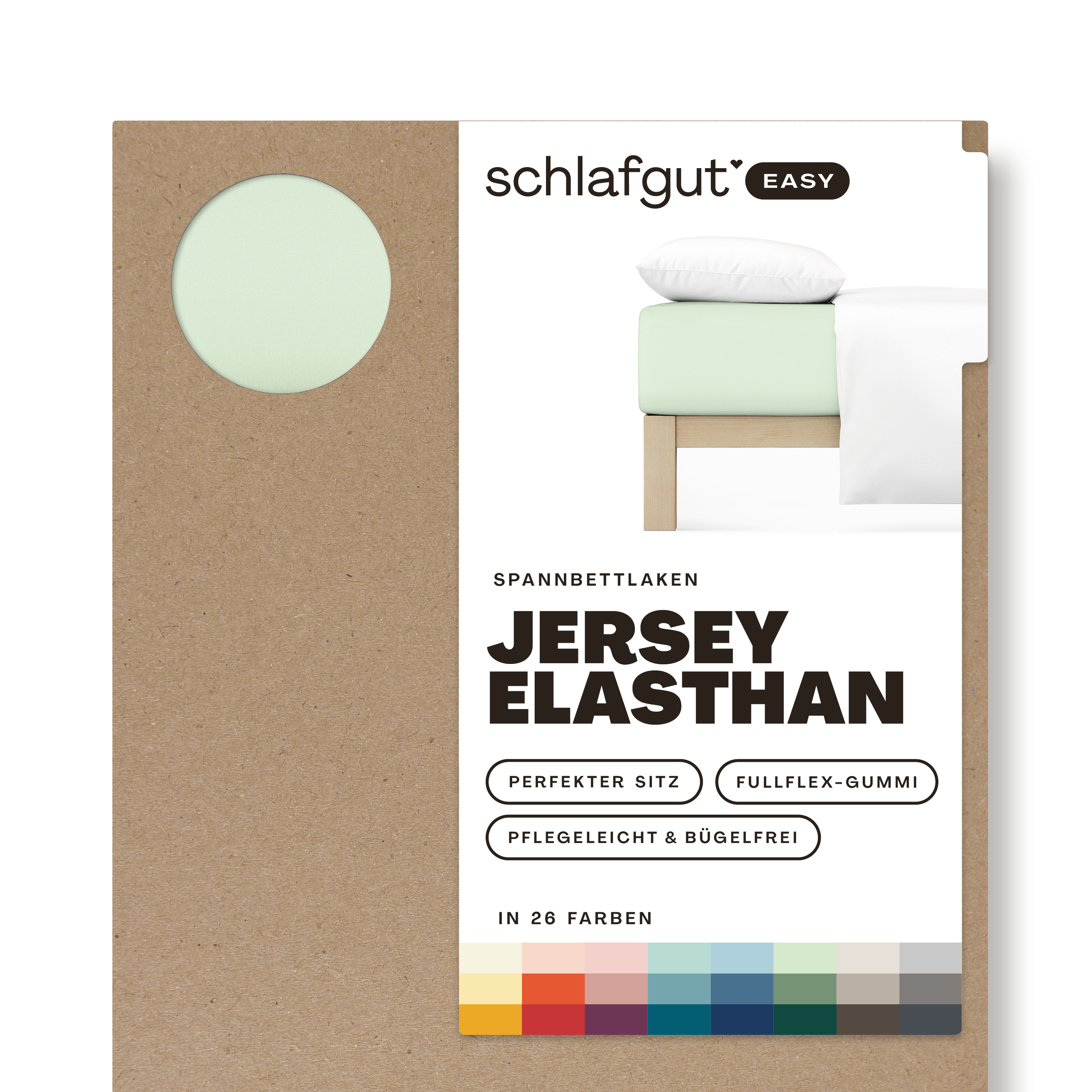 EASY Jersey Elasthan Spannbettlaken