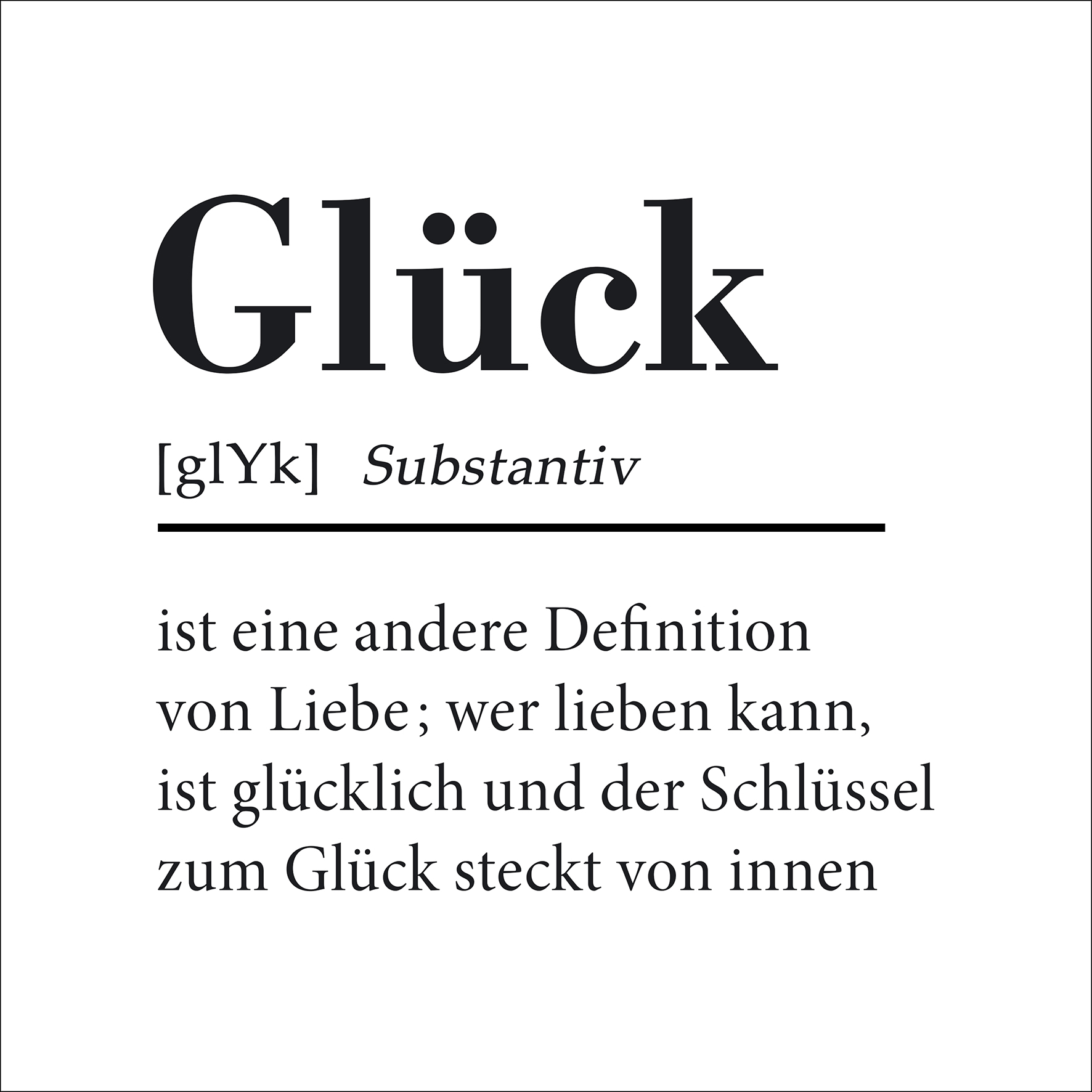 Canvas-Art, Glück