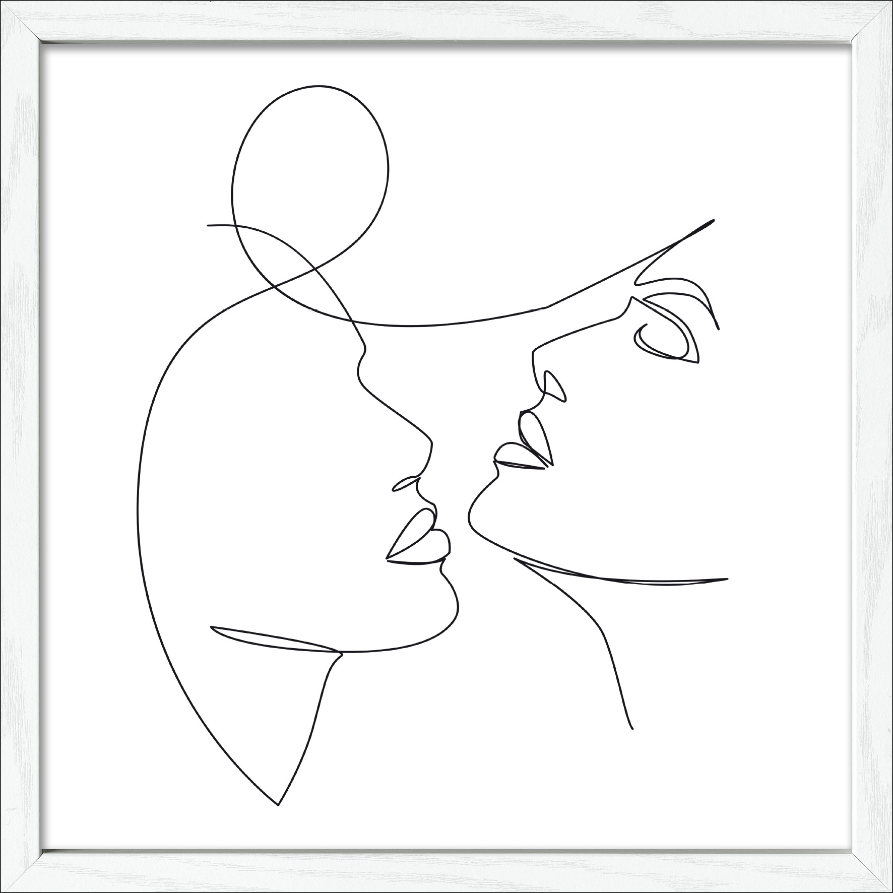 Framed-Art, Line-Art-Faces V