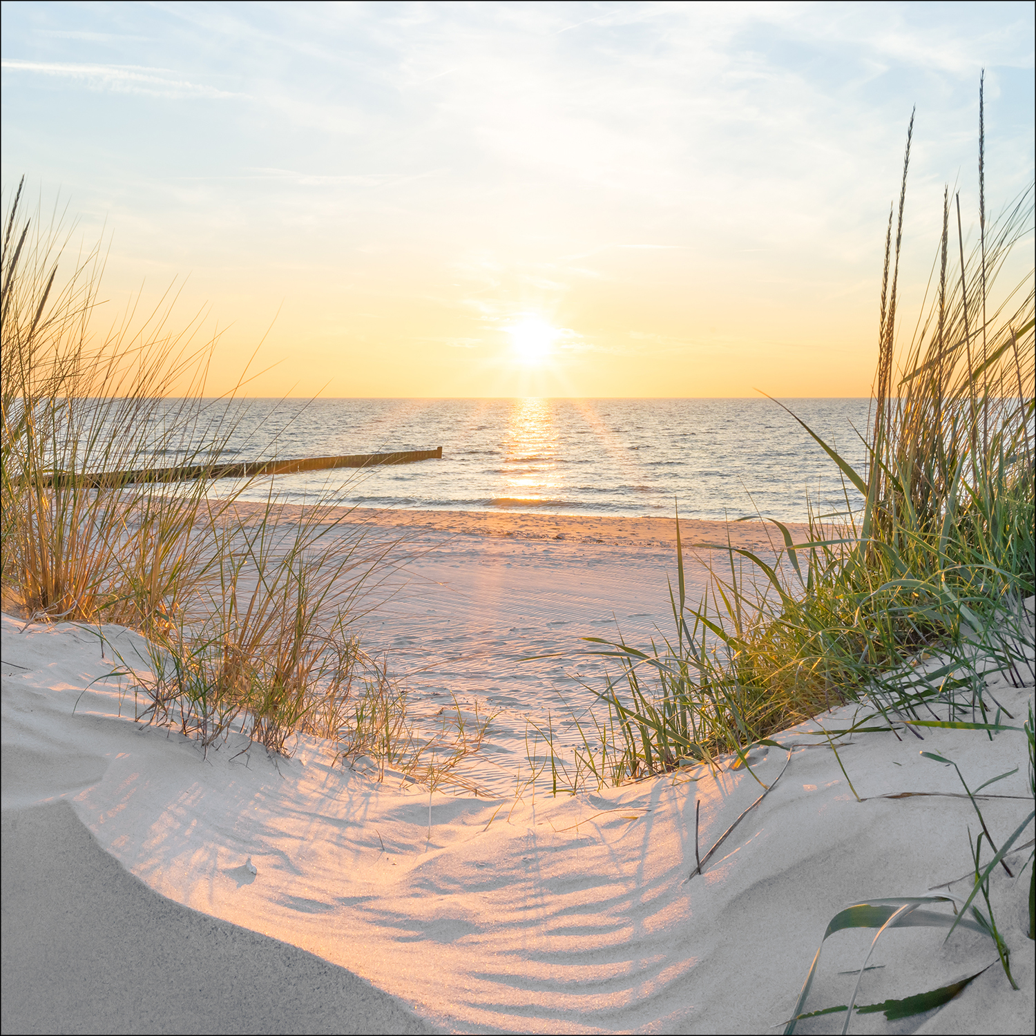 Canvas-Art, Beach View