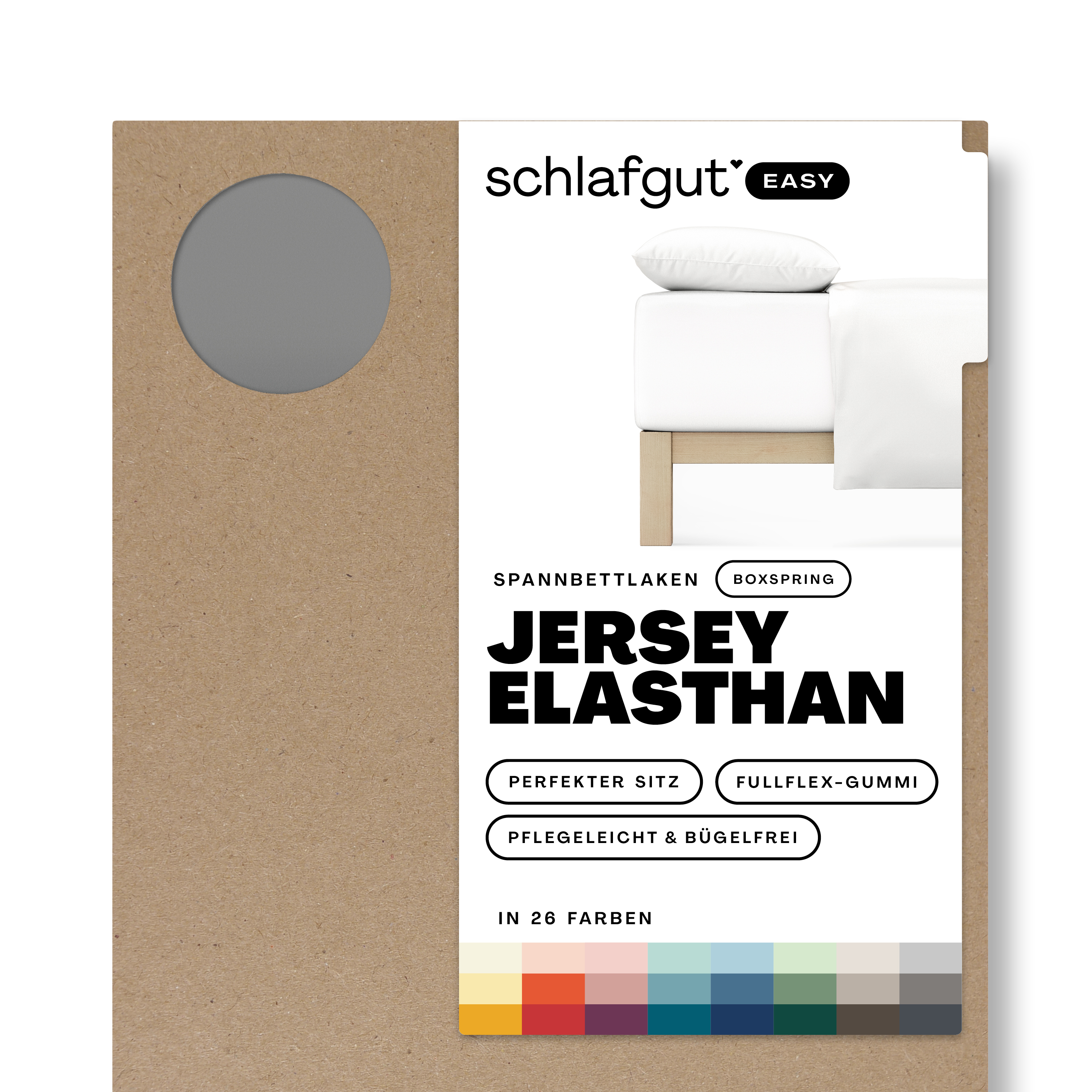 EASY Jersey Elasthan Boxspring Spannbettlaken