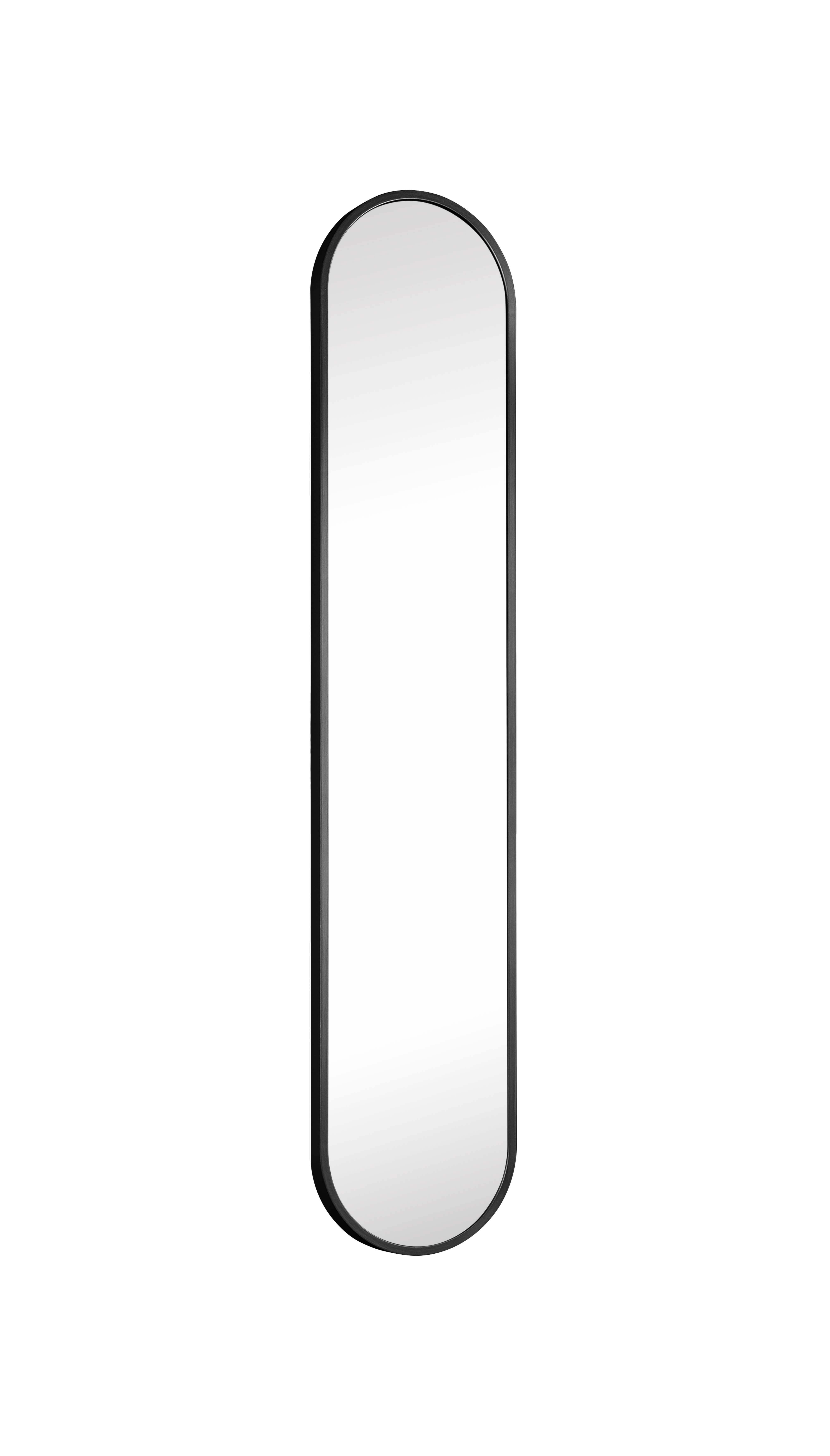 Rahmenspiegel, Kunststoff Schwarz  Moni