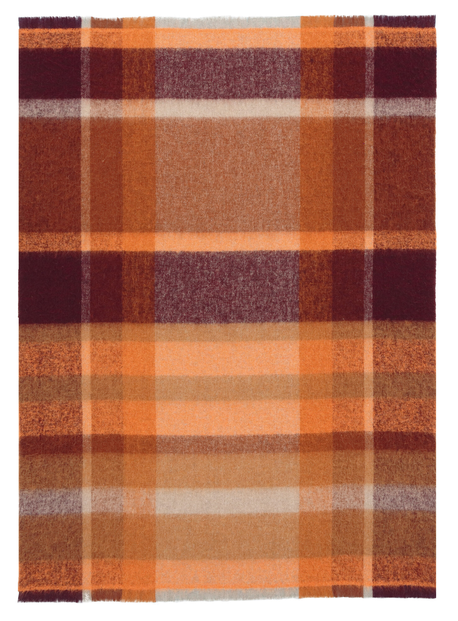 Plaid, Mohair Look