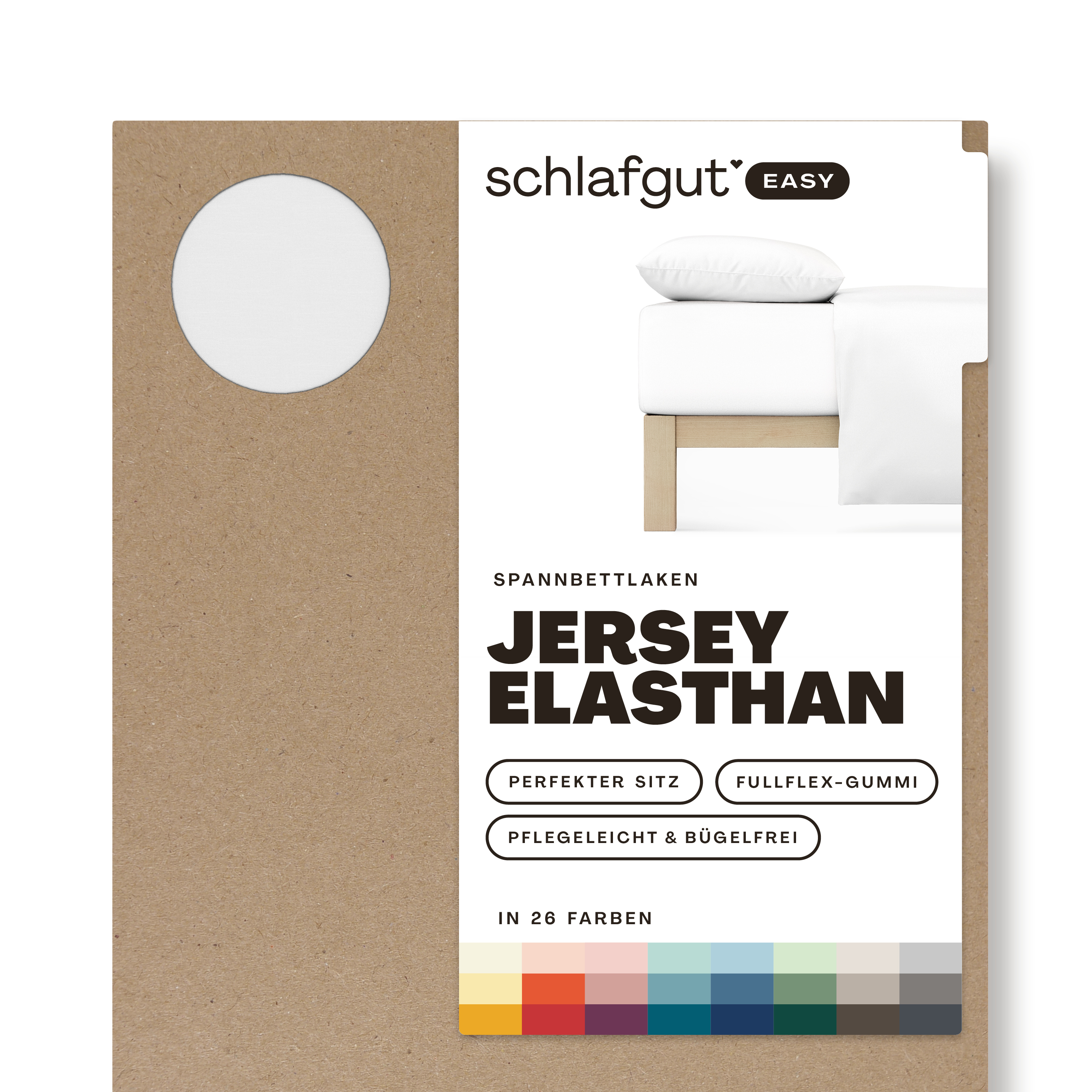 EASY Jersey Elasthan Spannbettlaken