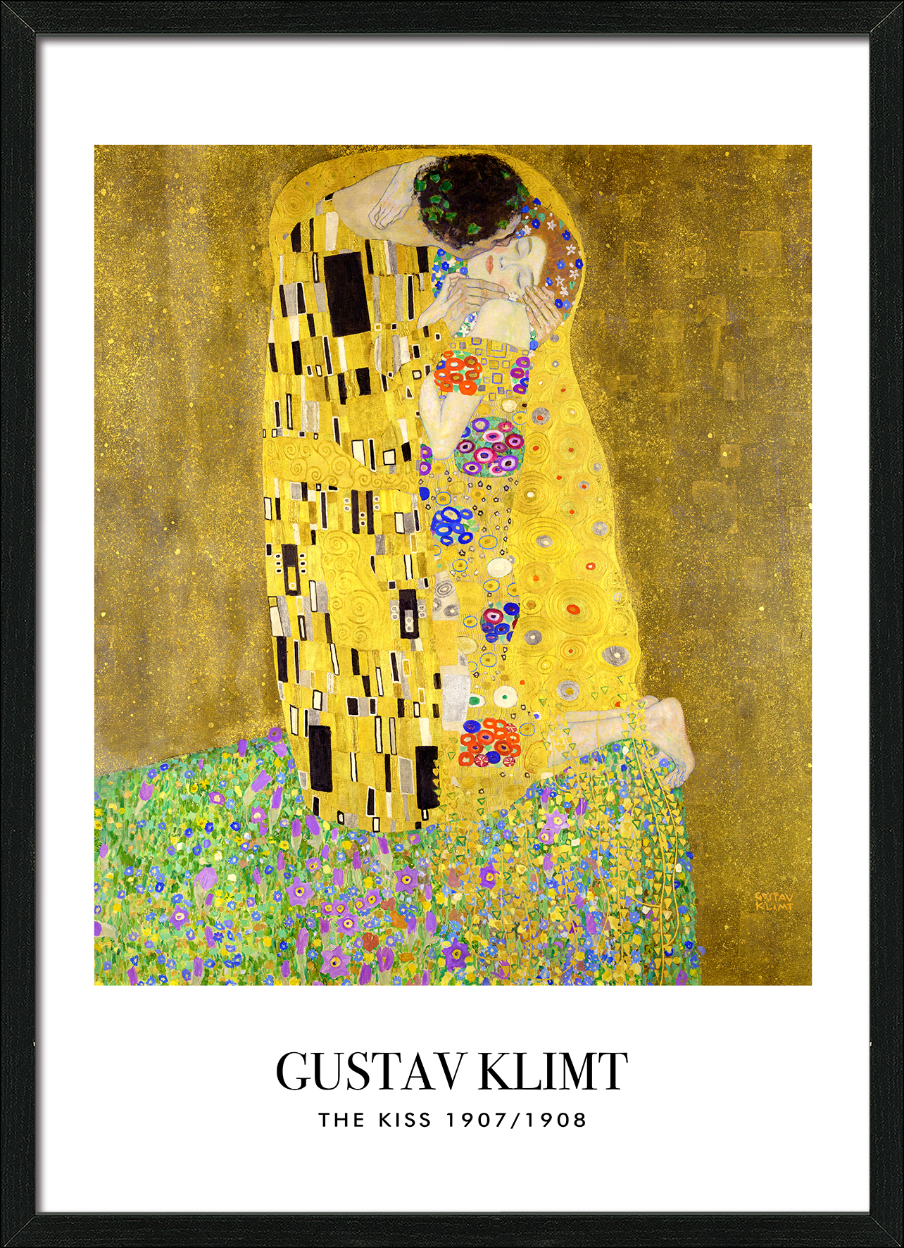 Framed-Art, Klimt Der Kuss