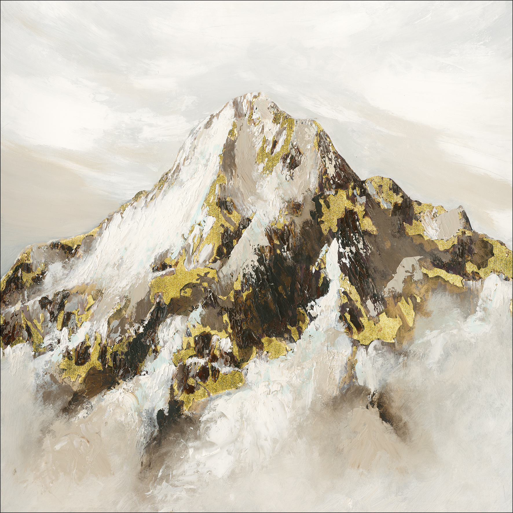 Handpainting, Golden Mountain